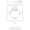 SONOFF pametno stensko stikalo Wi-Fi + RF433 dvojno T1EU2C-TX SONOFF pametno stensko stikalo Wi-Fi + RF433 dvojno T1EU2C-TX