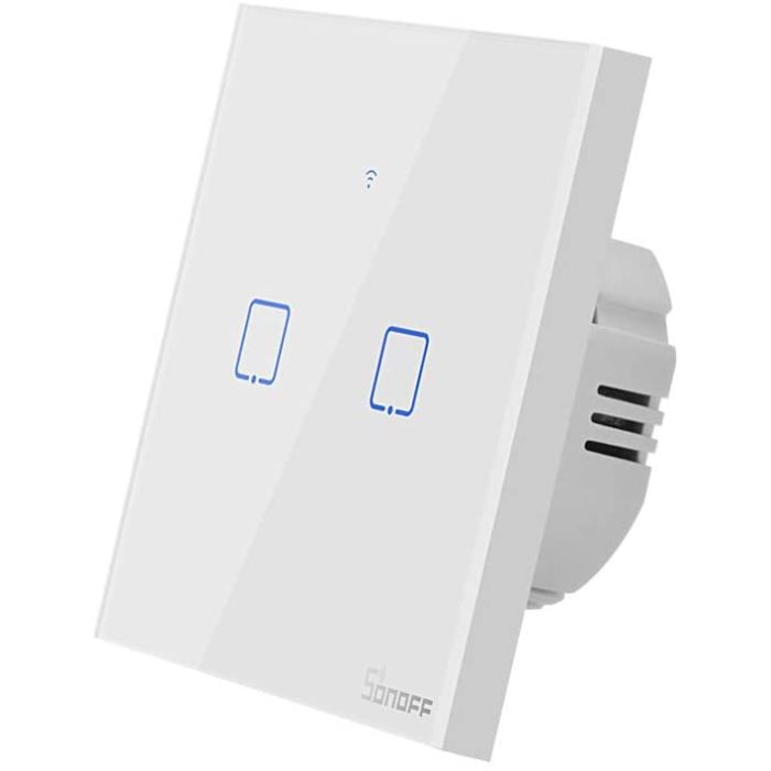 SONOFF pametno stensko stikalo Wi-Fi + RF433 dvojno T1EU2C-TX SONOFF pametno stensko stikalo Wi-Fi + RF433 dvojno T1EU2C-TX