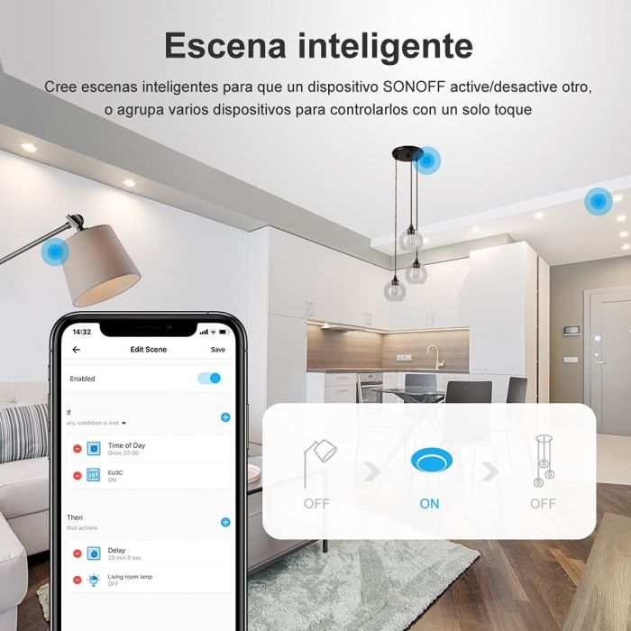 SONOFF pametno stensko stikalo Wi-Fi dvojno T3EU2C-TX SONOFF pametno stensko stikalo Wi-Fi dvojno T3EU2C-TX