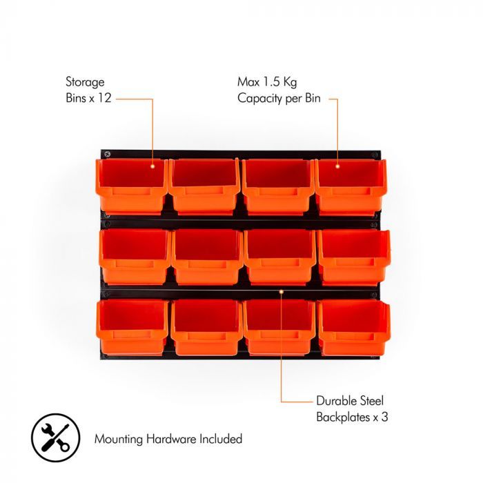 VonHaus stenski organizator 15 delni VonHaus stenski organizator 15 delni