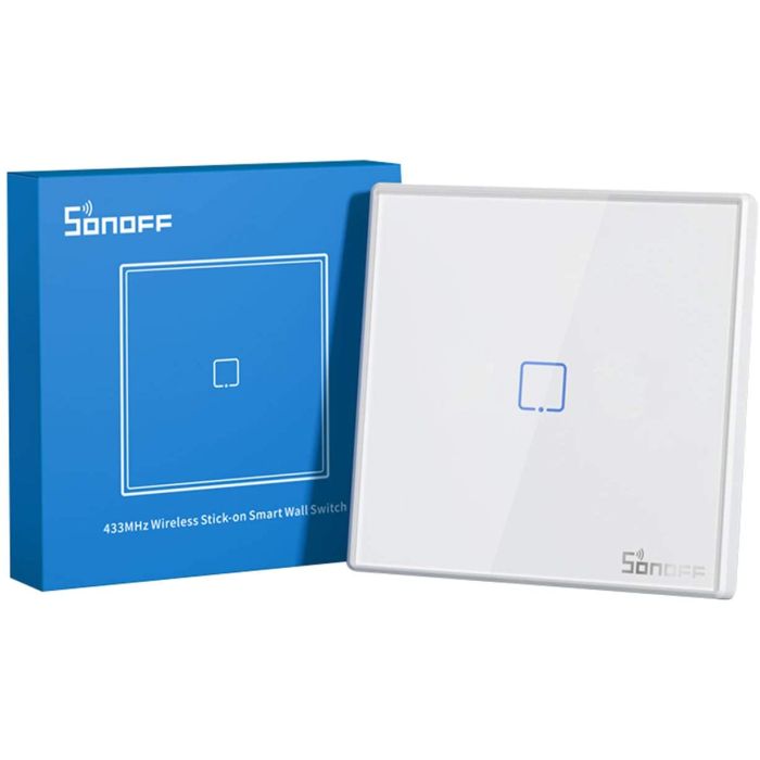 SONOFF brezžično pametno stensko stikalo 433MHz enojno T2EU1C-RF SONOFF brezžično pametno stensko stikalo 433MHz enojno T2EU1C-RF