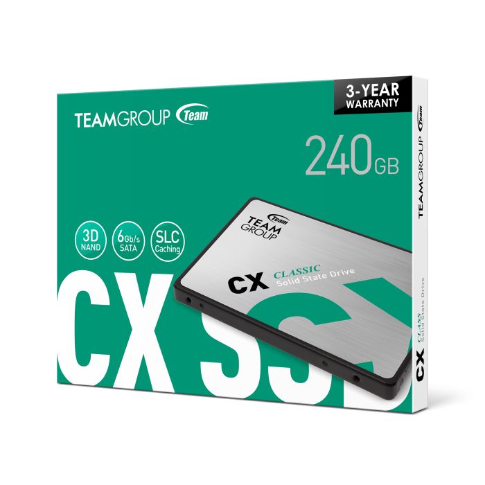 Teamgroup 240GB SSD CX1 3D NAND SATA 3 2,5 Teamgroup 240GB SSD CX1 3D NAND SATA 3 2,5