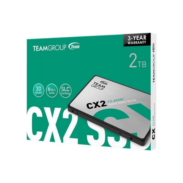 Teamgroup 2TB SSD CX2 3D NAND SATA 3 2,5 Teamgroup 2TB SSD CX2 3D NAND SATA 3 2,5