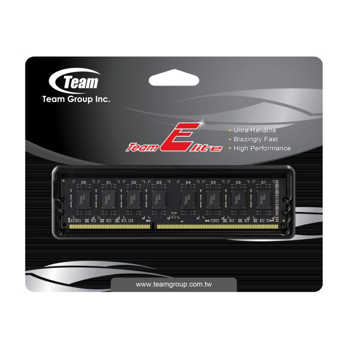 Teamgroup Elite 4GB DDR3-1600 DIMM PC3-12800 CL11, 1.5V Teamgroup Elite 4GB DDR3-1600 DIMM PC3-12800 CL11, 1.5V