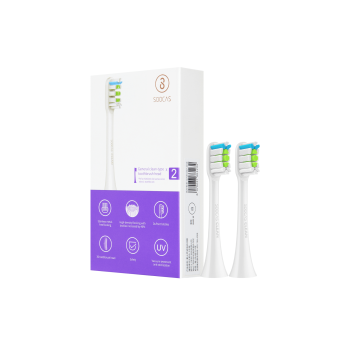 Soocas nastavki za ščetko X1/X3/X3U bela Soocas nastavki za ščetko X1/X3/X3U bela