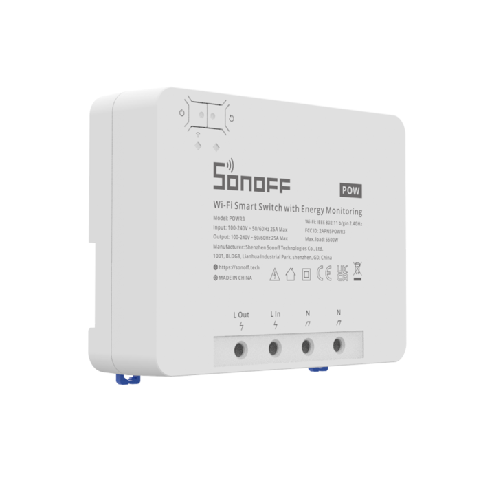SONOFF pametno stikalo Wi-Fi za merjenje porabe energije POWR3 SONOFF pametno stikalo Wi-Fi za merjenje porabe energije POWR3