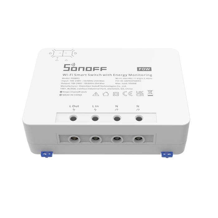 SONOFF pametno stikalo Wi-Fi za merjenje porabe energije POWR3 SONOFF pametno stikalo Wi-Fi za merjenje porabe energije POWR3