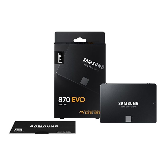 Samsung 2TB 870 EVO SSD SATA3 2.5 disk Samsung 2TB 870 EVO SSD SATA3 2.5 disk