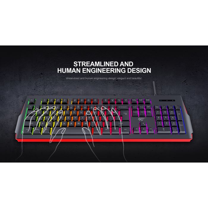 HAVIT Gamenote USB tipkovnica HV-KB866L / SLO HAVIT Gamenote USB tipkovnica HV-KB866L / SLO
