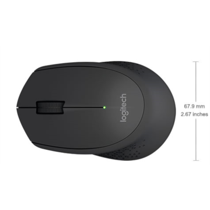 Logitech M280 Wireless miška, črna