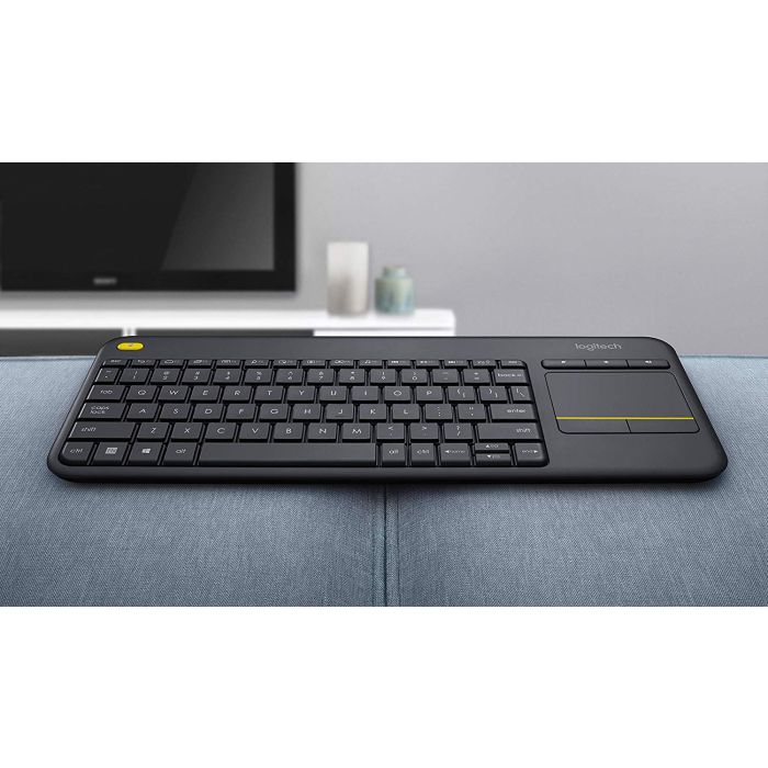 Brezžična tipkovnica Logitech K400 Plus Wireless Touch črna (Unifying, SLO gravura) Brezžična tipkovnica Logitech K400 Plus Wireless Touch črna (Unifying, SLO gravura)