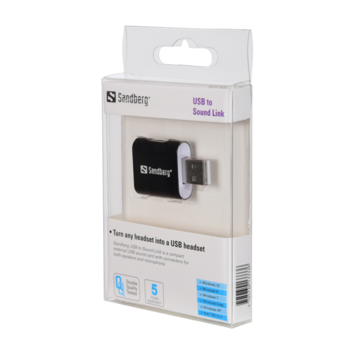 Sandberg USB to Sound Link adapter Sandberg USB to Sound Link adapter