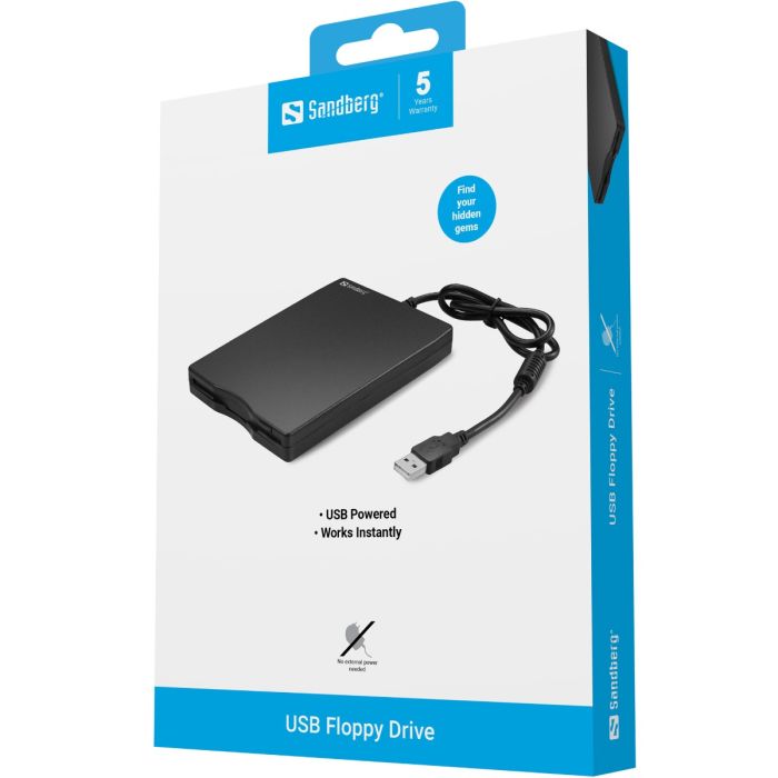 Sandberg USB Floppy Drive zunanja disketna enota Sandberg USB Floppy Drive zunanja disketna enota