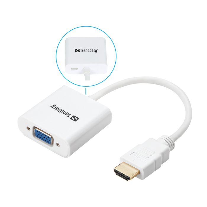 Sandberg HDMI to VGA Converter video pretvornik Sandberg HDMI to VGA Converter video pretvornik