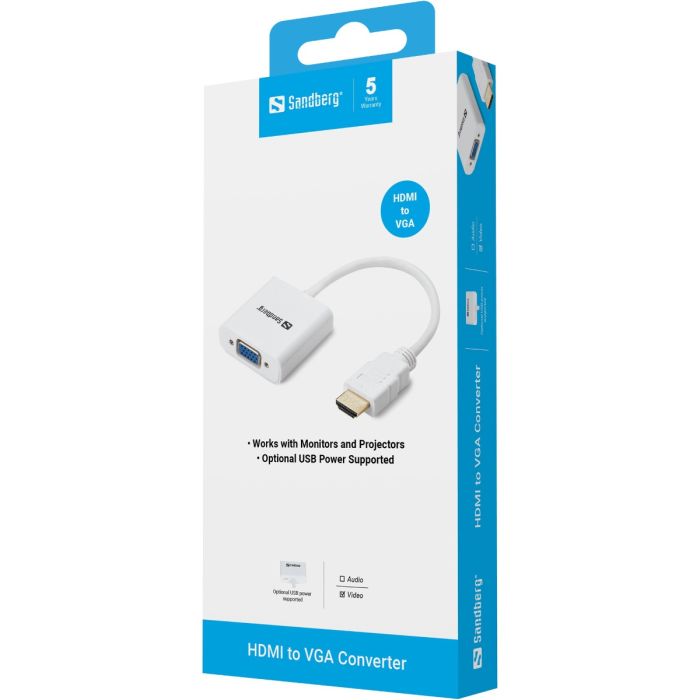 Sandberg HDMI to VGA Converter video pretvornik Sandberg HDMI to VGA Converter video pretvornik