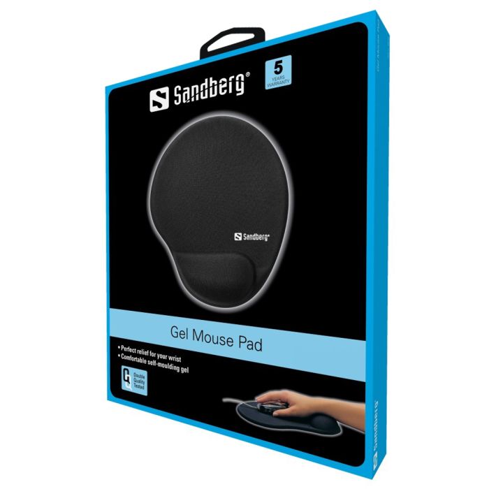Sandberg Gel Mousepad with Wrist Rest Sandberg Gel Mousepad with Wrist Rest