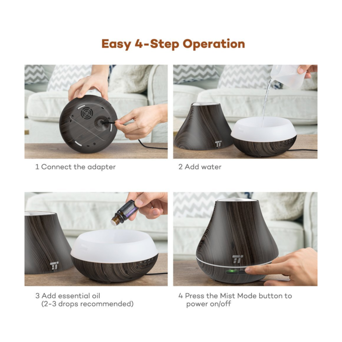 TaoTronics oljni difuzor TT-AD004 coffee TaoTronics oljni difuzor TT-AD004 coffee