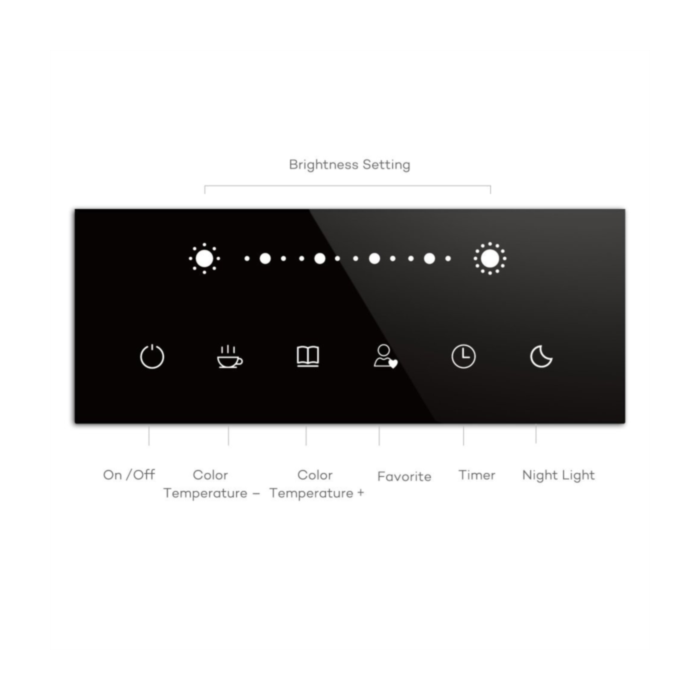 TaoTronics touch control Iron Gray LED namizna svetilka TT-DL16 TaoTronics touch control Iron Gray LED namizna svetilka TT-DL16