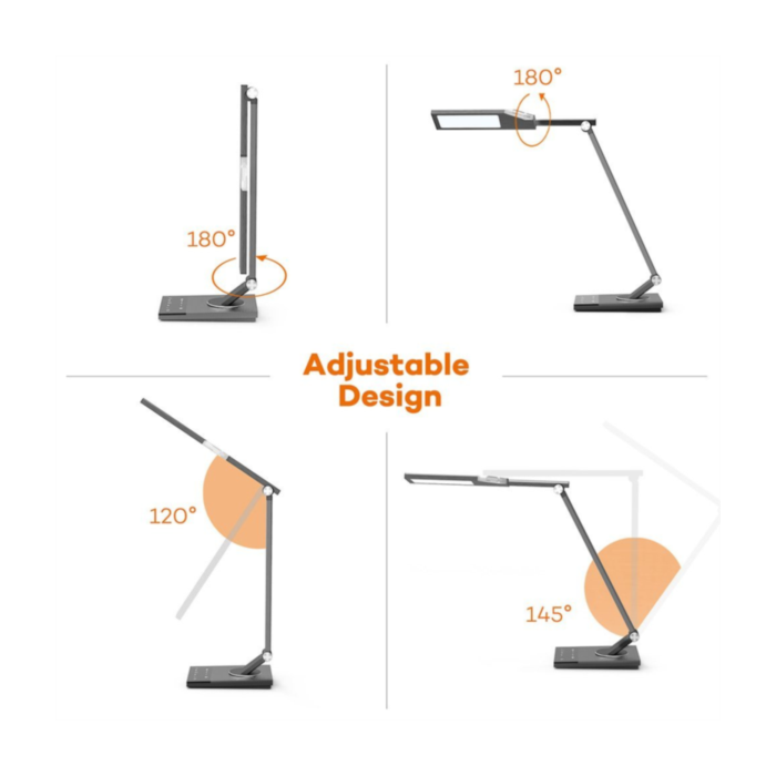 TaoTronics touch control Iron Gray LED namizna svetilka TT-DL16 TaoTronics touch control Iron Gray LED namizna svetilka TT-DL16