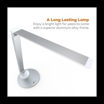 TaoTronics Minimalist LED namizna svetilka srebrna TT-DL19