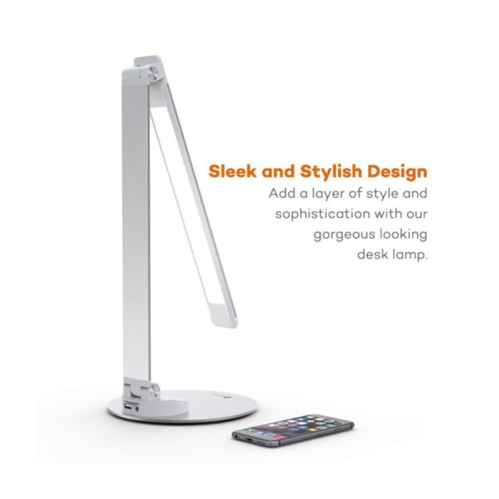 TaoTronics Minimalist LED namizna svetilka srebrna TT-DL19 TaoTronics Minimalist LED namizna svetilka srebrna TT-DL19
