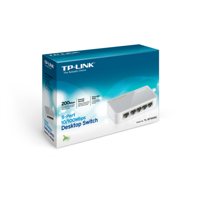 TP-LINK SF1005D 5 port 100Mbps mrežno stikalo / switch TP-LINK SF1005D 5 port 100Mbps mrežno stikalo / switch