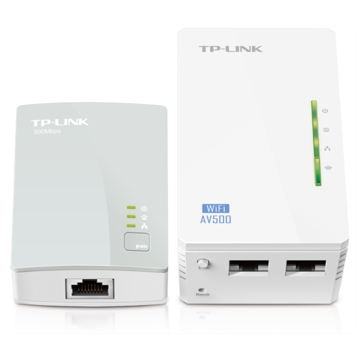 TP-LINK TL-WPA4220KIT 300Mbps AV600 WiFi Powerline Extender Starter Kit TP-LINK TL-WPA4220KIT 300Mbps AV600 WiFi Powerline Extender Starter Kit