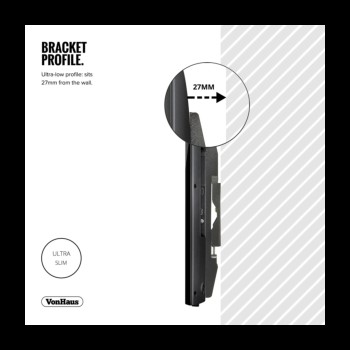 VonHaus 15-42 fiksen TV stenski nosilec do 40kg, Amazon best seller