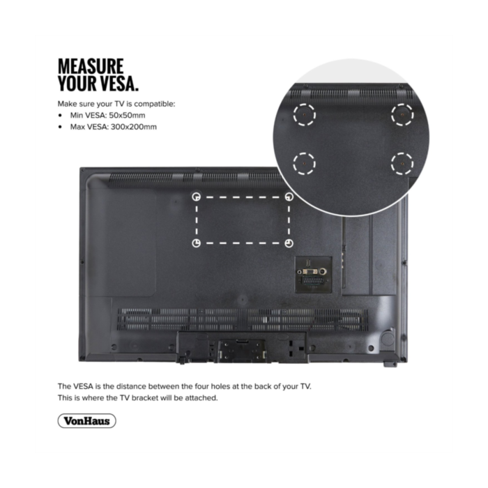 VonHaus 15-42 fiksen TV stenski nosilec do 40kg, Amazon best seller VonHaus 15-42 fiksen TV stenski nosilec do 40kg, Amazon best seller