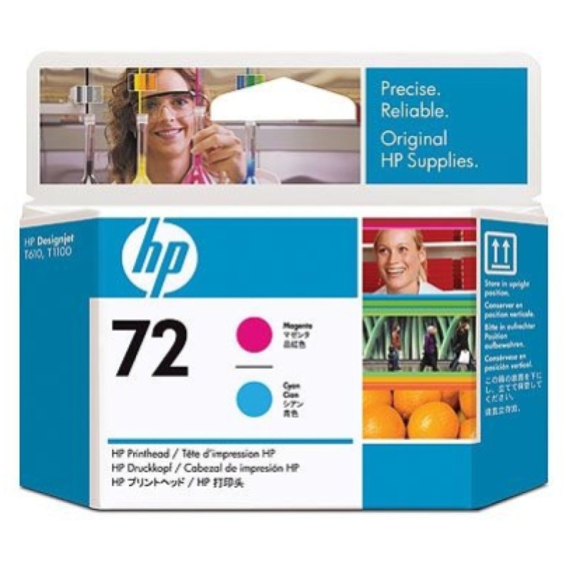 HP GLAVA MAGENTA IN CYAN 72 ZA DESIGNJET T1100/T610 ZA VEC KOT 3L (C9383A) HP HP GLAVA MAGENTA IN CYAN 72 ZA DESIGNJET T1100/T610 ZA VEC KOT 3L (C9383A)