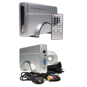 Ohišje za trdi disk 3,5 USB 2.0 DivX ATA