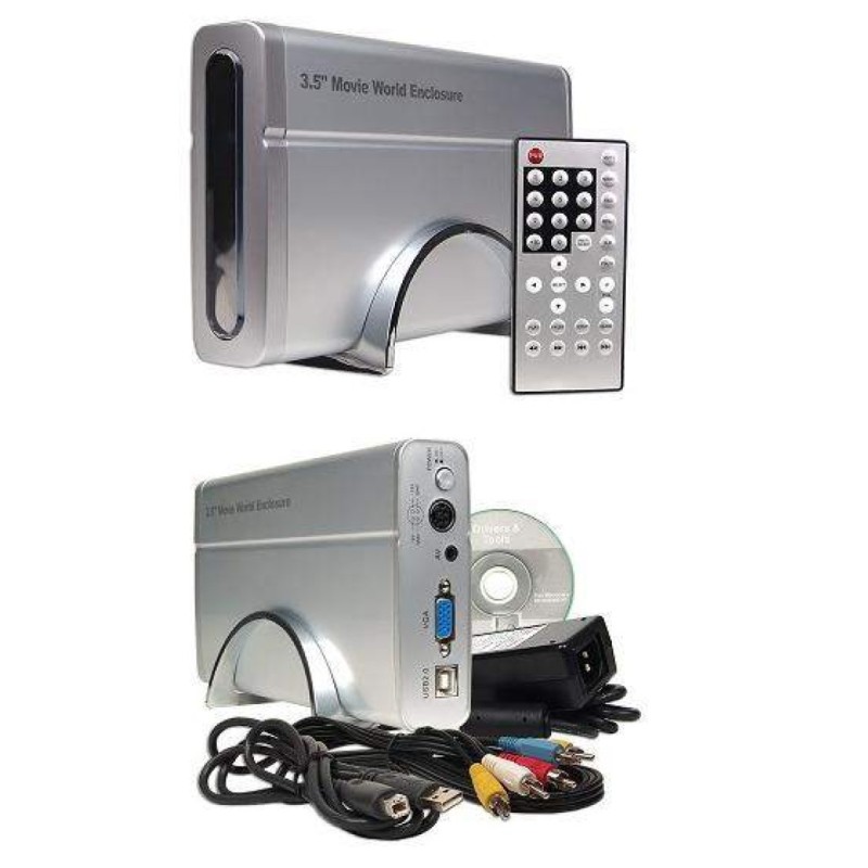 Ohišje za trdi disk 3,5 USB 2.0 DivX ATA Ohišje za trdi disk 3,5 USB 2.0 DivX ATA