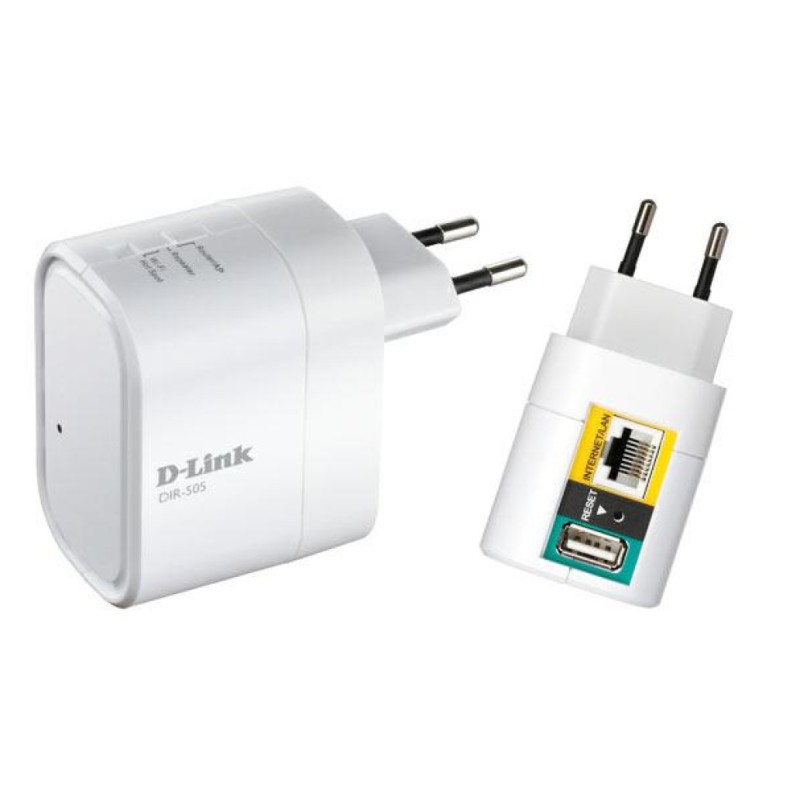 Razširitev brezžičnega omrežja D-link WiFi4 802.11n N150 150Mbit/s 1xRJ45 USB-A (DIR-505) D-link Razširitev brezžičnega omrežja D-link WiFi4 802.11n N150 150Mbit/s 1xRJ45 USB-A (DIR-505)