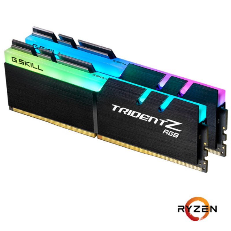 DDR4 16GB 3600MHz CL18 KIT (2x 8GB) G.Skill RGB Trident Z XMP2.0 1,35V Gaming črna (F4-3600C18D-16GTZRX) G.Skill DDR4 16GB 3600MHz CL18 KIT (2x 8GB) G.Skill RGB Trident Z XMP2.0 1,35V Gaming črna (F4-3600C18D-16GTZRX)