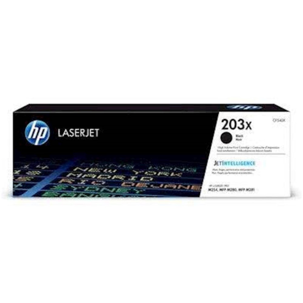 TONER HP 203X ČRN ZA COLOR LJ Pro M254dn, M365dw, MFP M280nw, M281cdw, M281fdn (3.200 STRANI) (CF540X) HP TONER HP 203X ČRN ZA COLOR LJ Pro M254dn, M365dw, MFP M280nw, M281cdw, M281fdn (3.200 STRANI) (CF540X)