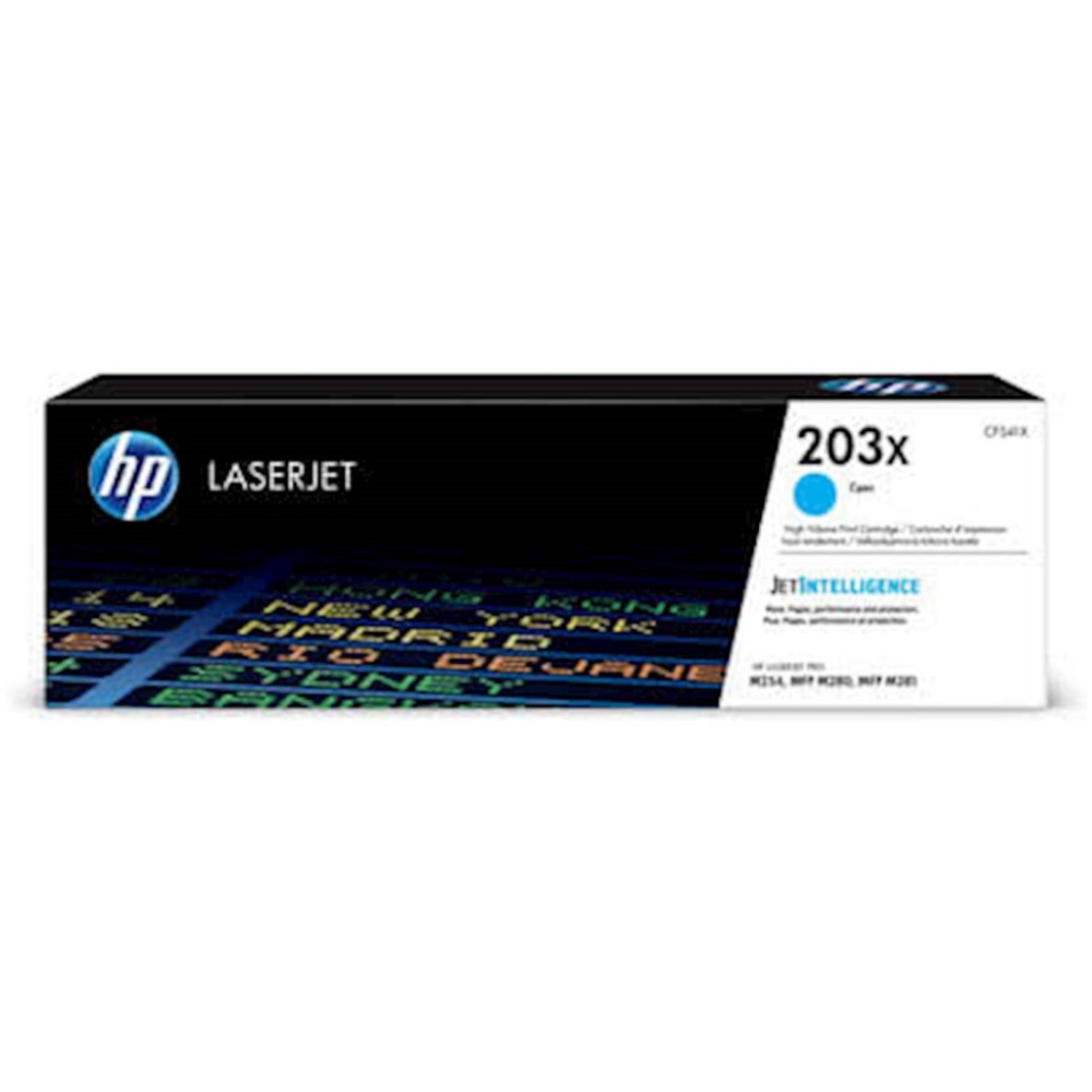 TONER HP 203X CYAN ZA COLOR LJ Pro M254dn, M365dw, MFP M280nw, M281cdw, M281fdn (2.500 STRANI) (CF541X) HP TONER HP 203X CYAN ZA COLOR LJ Pro M254dn, M365dw, MFP M280nw, M281cdw, M281fdn (2.500 STRANI) (CF541X)