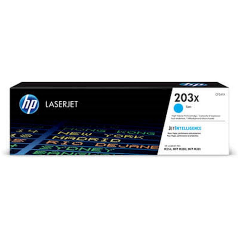 TONER HP 203X CYAN ZA COLOR LJ Pro M254dn, M365dw, MFP M280nw, M281cdw, M281fdn (2.500 STRANI) (CF541X) HP TONER HP 203X CYAN ZA COLOR LJ Pro M254dn, M365dw, MFP M280nw, M281cdw, M281fdn (2.500 STRANI) (CF541X)