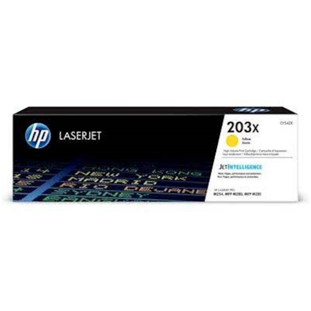 TONER HP 203X RUMEN ZA COLOR LJ Pro M254dn, M365dw, MFP M280nw, M281cdw, M281fdn (2.500 STRANI) (CF542X) HP TONER HP 203X RUMEN ZA COLOR LJ Pro M254dn, M365dw, MFP M280nw, M281cdw, M281fdn (2.500 STRANI) (CF542X)