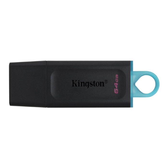 Spominski ključek 64GB USB 3.2 Kingston Data Traveler Exodia 200MB/s 60MB/s plastičen s pokrovčkom črn (DTX/64GB)
