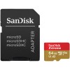 Spominska kartica SDXC-Micro 64GB Sandisk Etreme 160MB/s 60MB/s U3 V30 UHS-I (SDSQXA2-064G-GN6MA) +adapter