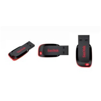 Spominski ključek 32GB USB 2.0 Sandisk Cruzer Blade 15MB/s - plastičen/brez pokrovčka/črn (SDCZ50-032G-B35)