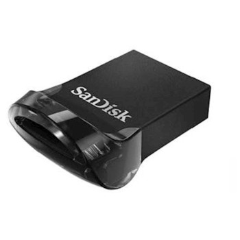 Spominski ključek 256GB USB 3.2 Sandisk Ultra FIT 400MB/s plastičen brez pokrovčka micro črn (SDCZ430-256G-G46)