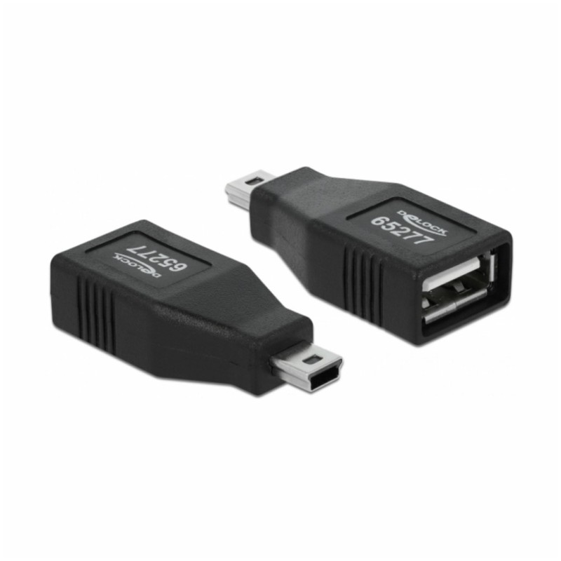 USB mini (5pin) => USB-A adapter Delock (65277) Delock USB mini (5pin) => USB-A adapter Delock (65277)