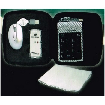 Potovalni komplet Port - primerno za notesnike (mini miška + numerična tipkovnica + USB HUB + čistilo) Potovalni komplet Port - primerno za notesnike (mini miška + numerična tipkovnica + USB HUB + čistilo)