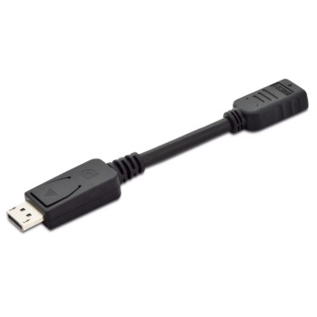 Adapter DisplayPort (m) => HDMI (ž) 15cm Digitus Adapter DisplayPort (m) => HDMI (ž) 15cm Digitus