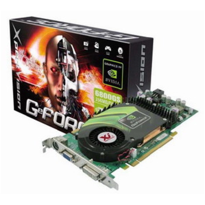 PCI-E nVidia GF 6800GS 256Mb TV/DVI RETAIL