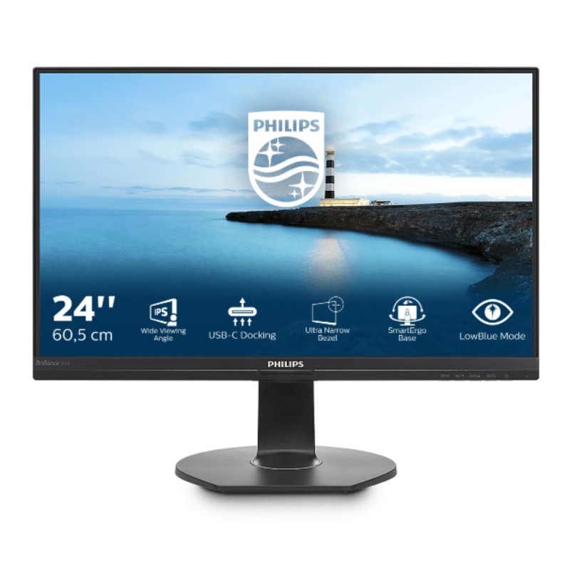 Monitor Philips 60,5 cm (23,8) 241B7QUPBEB 1920x1080 IPS 5ms VGA HDMI DisplayPort 2xUSB3.0 Pivot Zvočniki sRGB RJ45 PHILIPS Monitor Philips 60,5 cm (23,8) 241B7QUPBEB 1920x1080 IPS 5ms VGA HDMI DisplayPort 2xUSB3.0 Pivot Zvočniki sRGB RJ45