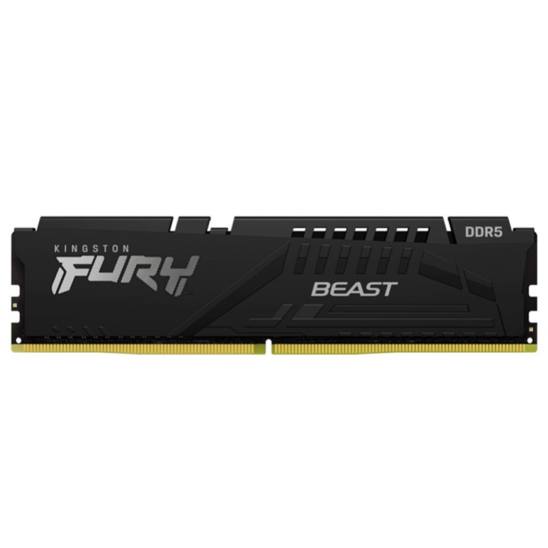 DDR5 16GB 5200MHz CL40 Single (1x16GB) Kingston Fury Beast XMP3.0 1,25V Gaming črna (KF552C40BB-16) KINGSTON DDR5 16GB 5200MHz CL40 Single (1x16GB) Kingston Fury Beast XMP3.0 1,25V Gaming črna (KF552C40BB-16)