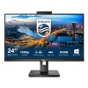 Monitor Philips 60,5 cm (23,8) 243B1JH 1920x1080 75Hz IPS 4ms HDMI DisplayPort USB-C 100W 4xUSB3.2 Pivot Kamera Zvočniki  3H sRGB105% RJ45