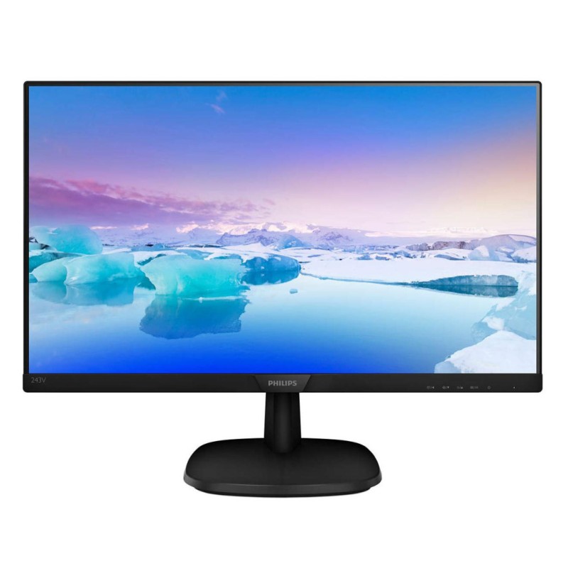 Monitor Philips 60,5 cm (23,8) 243V7QDSB 1920x1080 IPS 5ms VGA DVI HDMI - tanek okvir